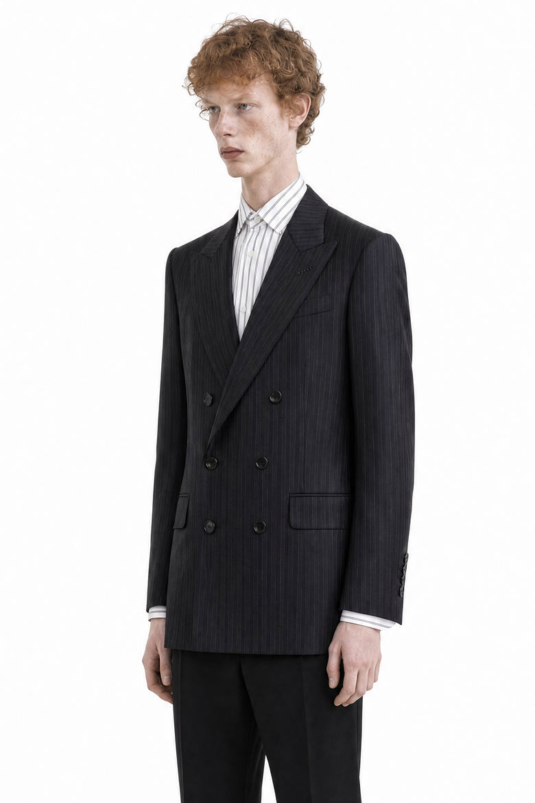 
              TOM FORD Saxony Herringbone Stripe Jacket man
            