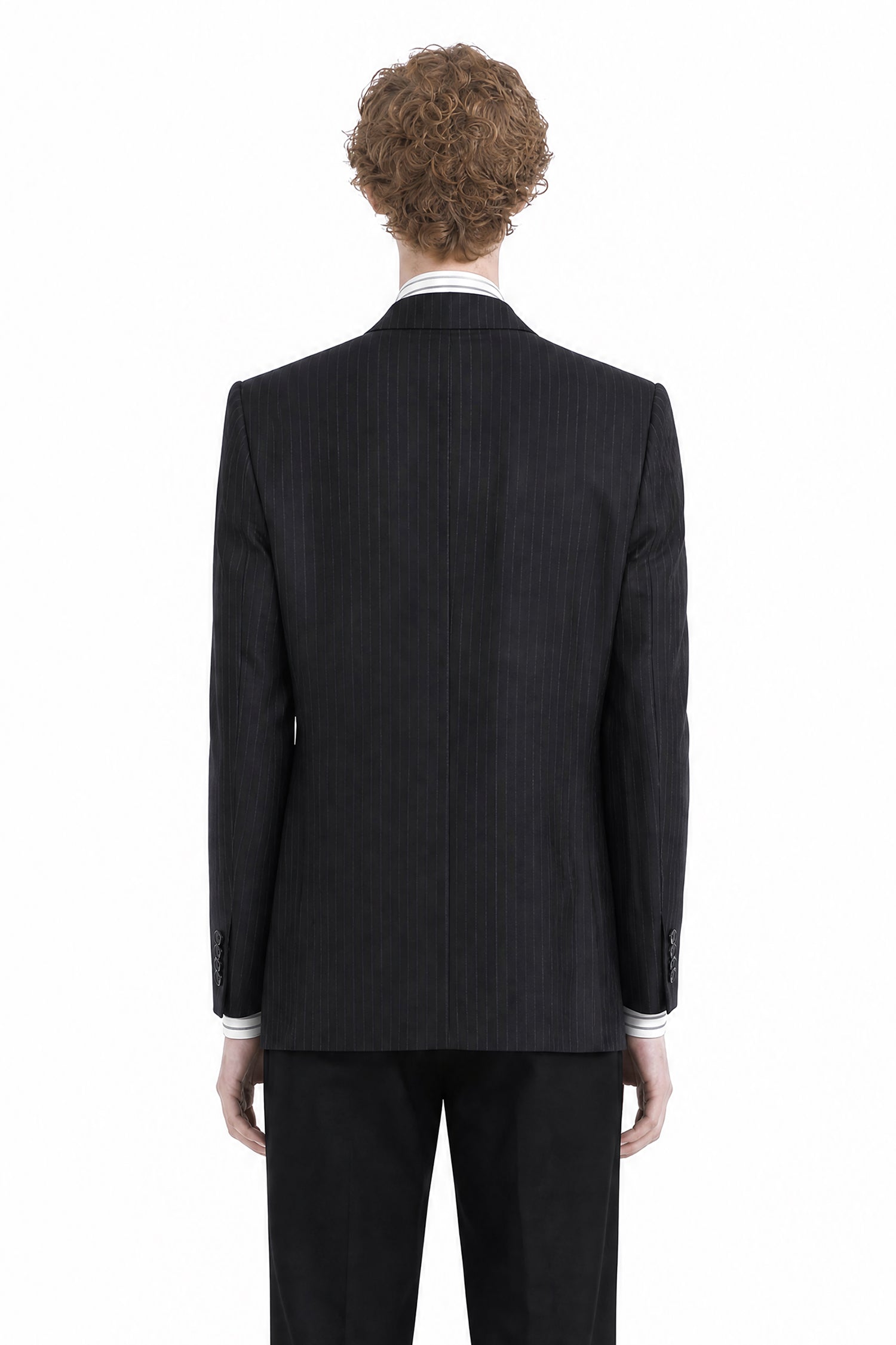 TOM FORD Saxony Herringbone Stripe Jacket man