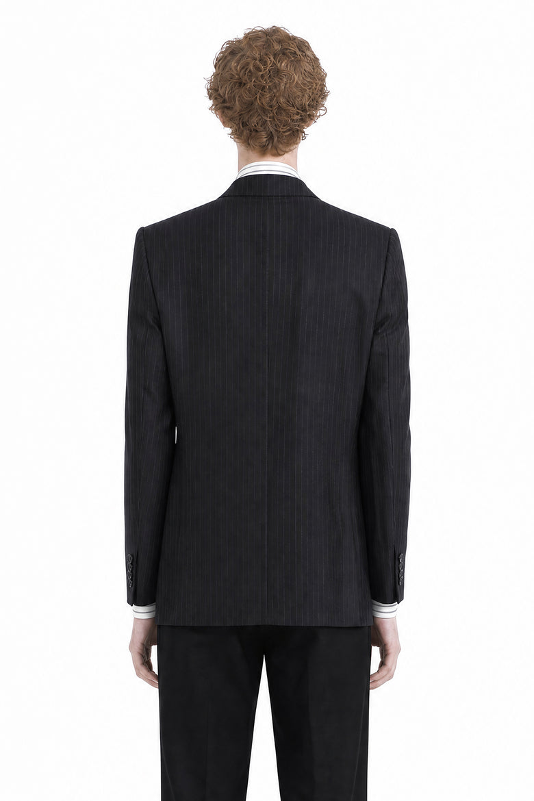 
              TOM FORD Saxony Herringbone Stripe Jacket man
            