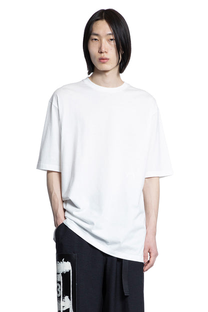 Y-3 MAN WHITE T-SHIRTS & TANK TOPS