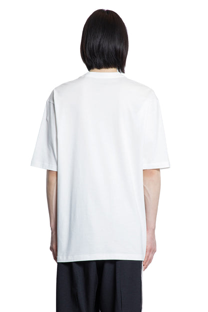 Y-3 MAN WHITE T-SHIRTS & TANK TOPS