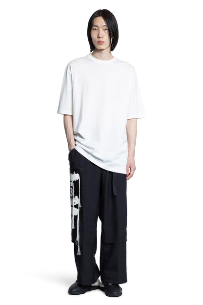 Y-3 MAN WHITE T-SHIRTS & TANK TOPS