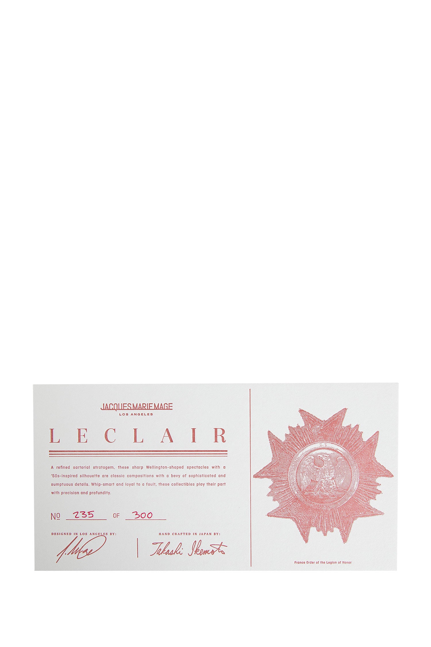 Leclair Rectangular Frame Sunglasses
