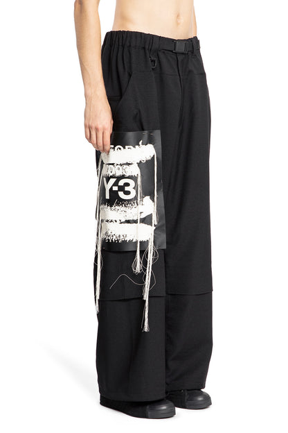 Y-3 MAN BLACK TROUSERS