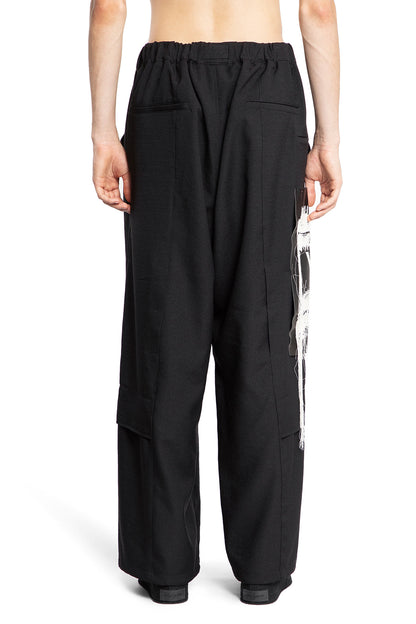 Y-3 MAN BLACK TROUSERS