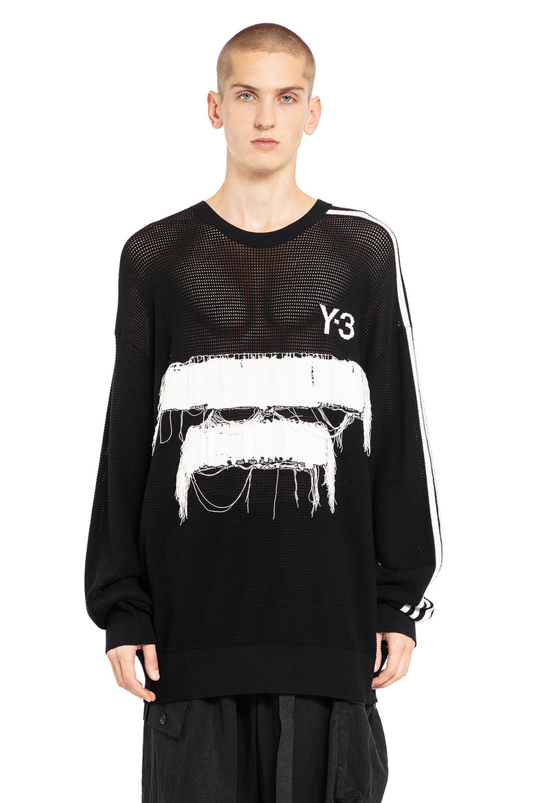 Y-3 MAN BLACK KNITWEAR