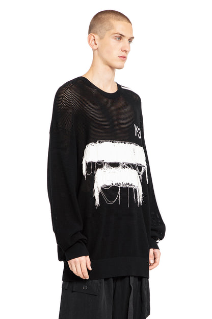 Y-3 MAN BLACK KNITWEAR