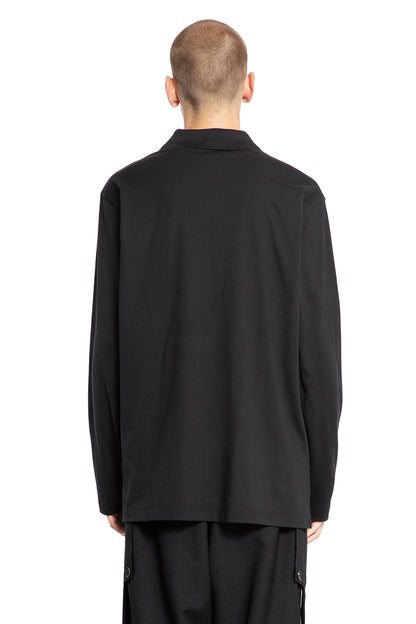 Y-3 MAN BLACK T-SHIRTS & TANK TOPS