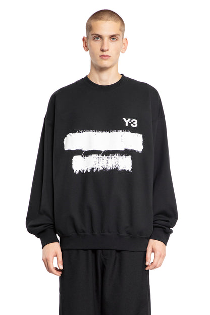 Y-3 MAN BLACK SWEATSHIRTS