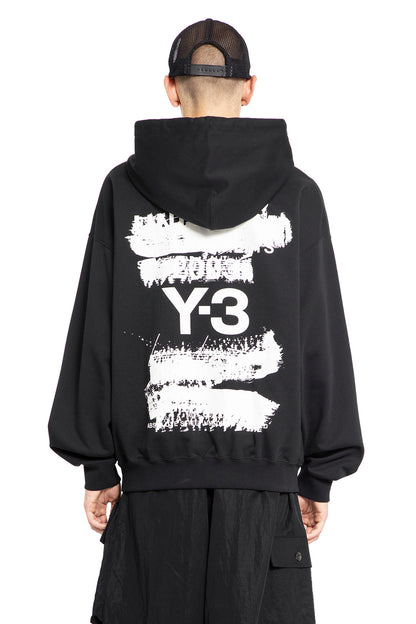 Y-3 MAN BLACK SWEATSHIRTS