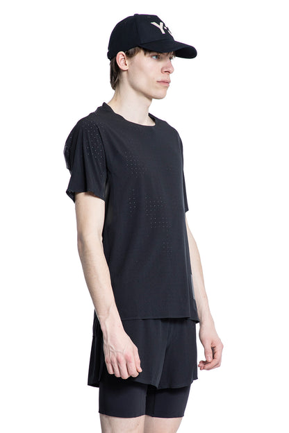 Y-3 MAN BLACK T-SHIRTS & TANK TOPS