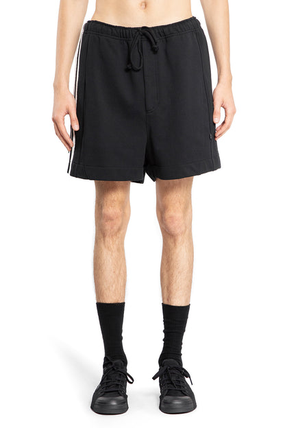 Y-3 MAN BLACK SHORTS & SKIRTS