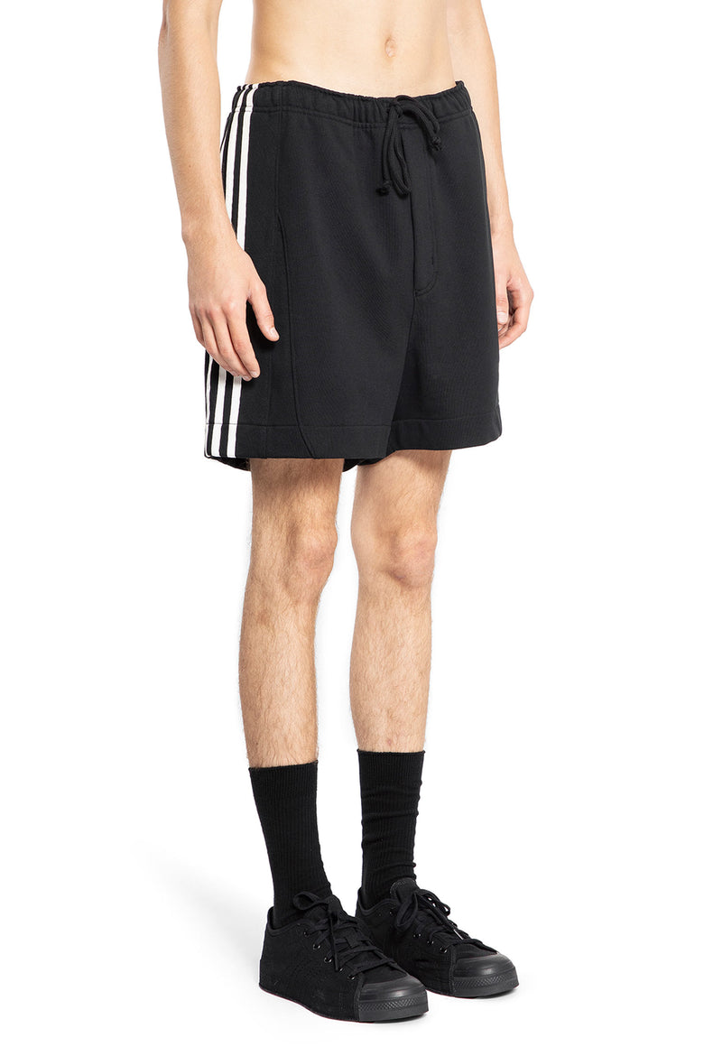 Y-3 MAN BLACK SHORTS & SKIRTS