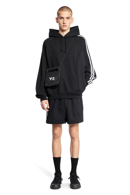 Y-3 MAN BLACK SHORTS & SKIRTS