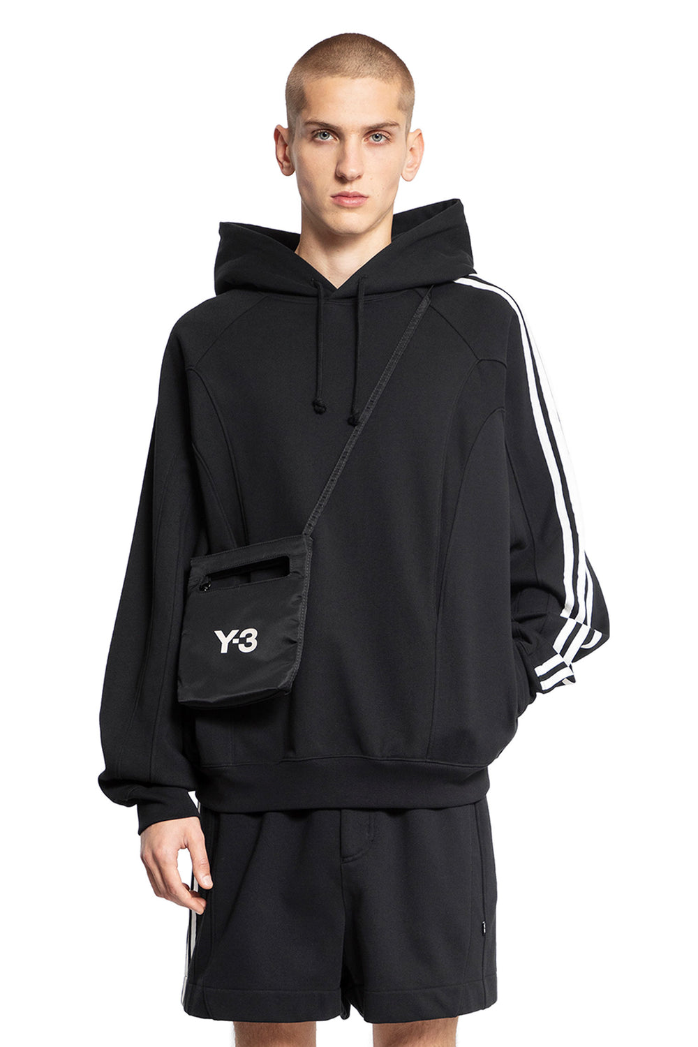 Y-3 MAN BLACK SWEATSHIRTS