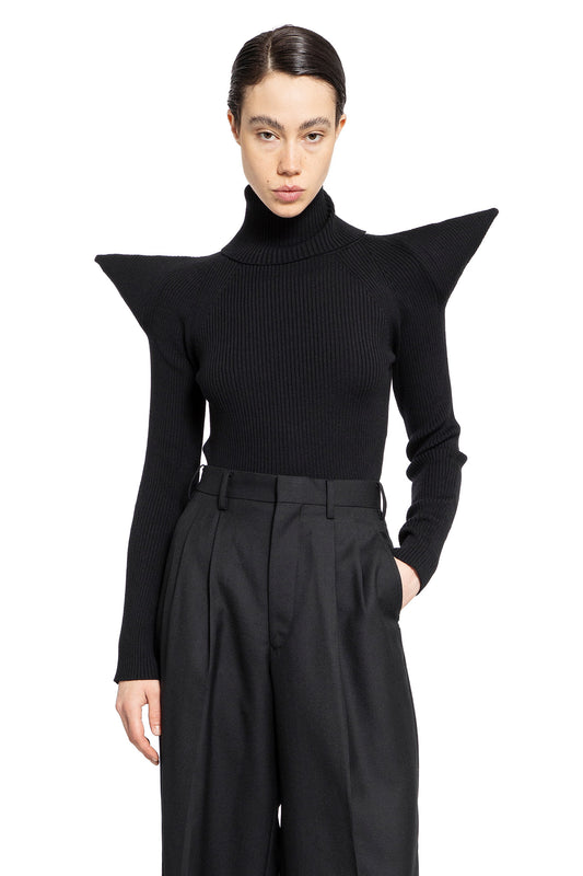 JUNYA WATANABE WOMAN BLACK KNITWEAR