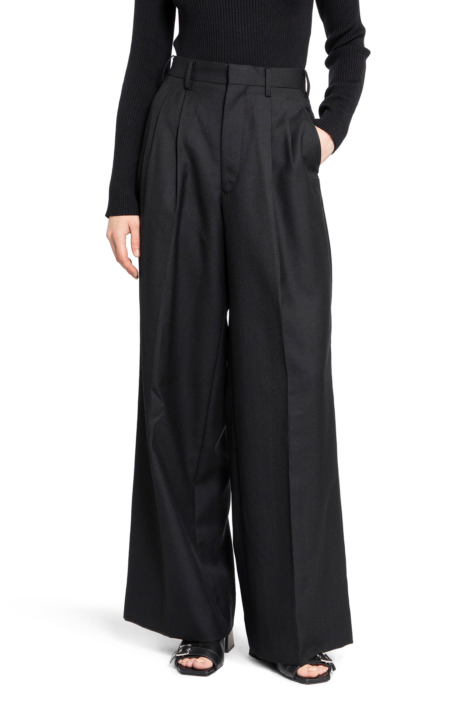 JUNYA WATANABE WOMAN BLACK TROUSERS