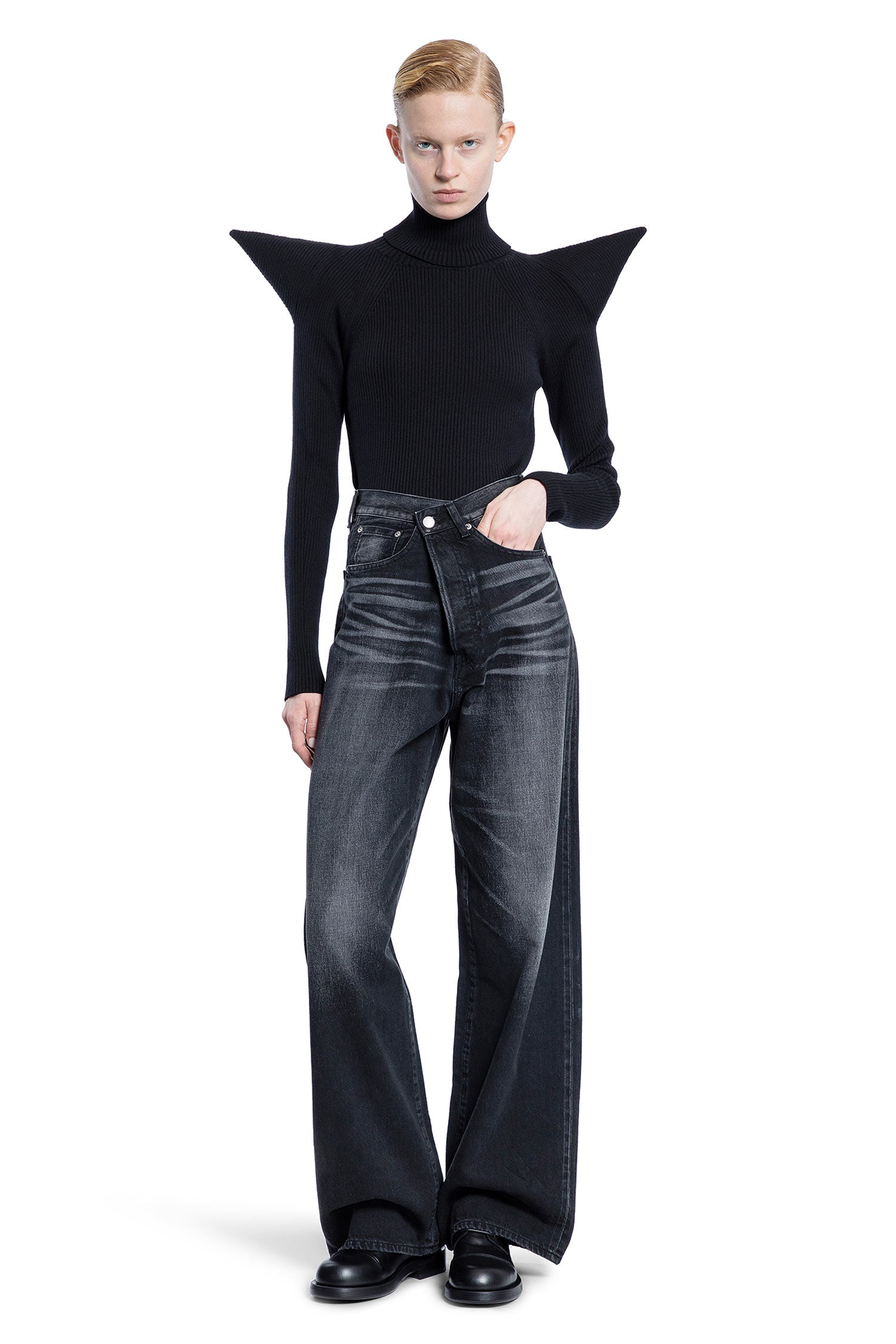 JUNYA WATANABE WOMAN BLACK JEANS