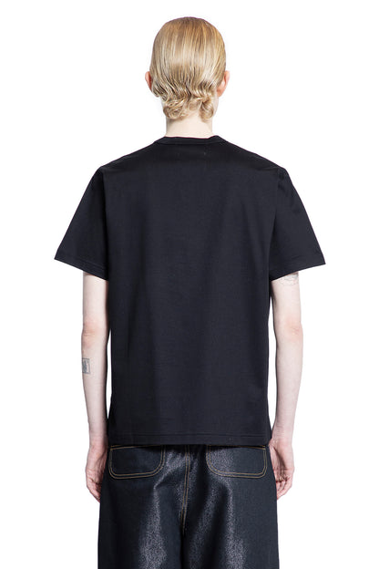 JUNYA WATANABE WOMAN BLACK T-SHIRTS & TANK TOPS