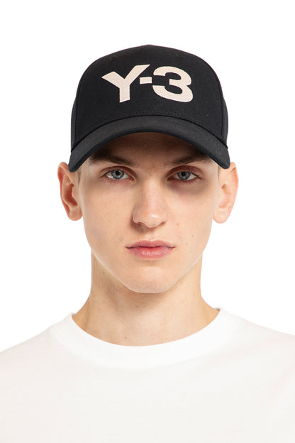 Y-3 UNISEX BLACK HATS