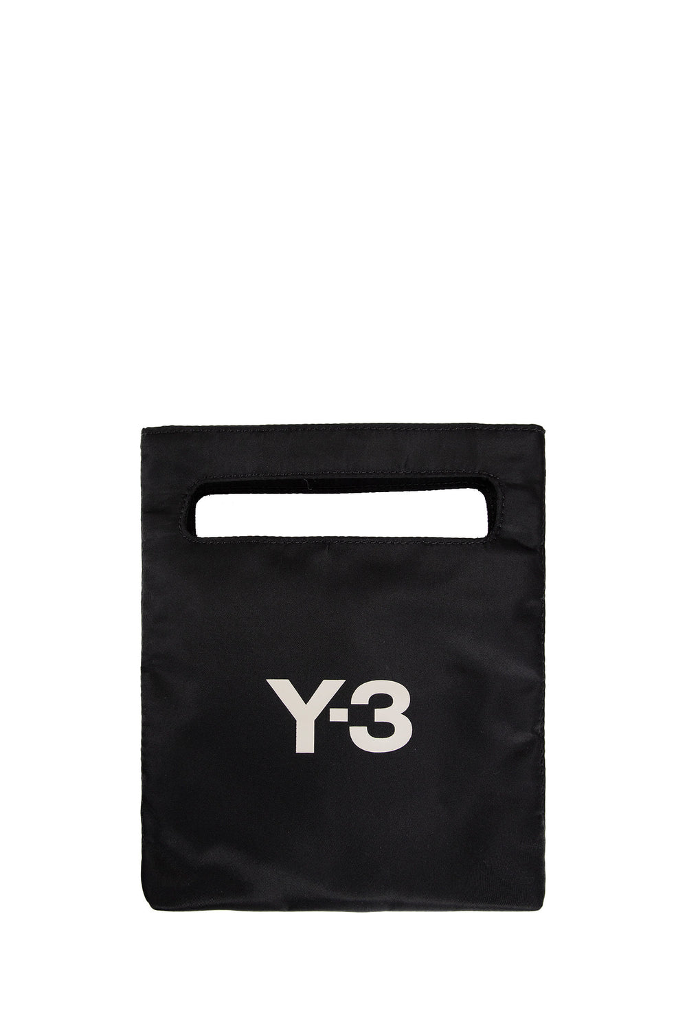 Y-3 UNISEX BLACK MINI BAGS