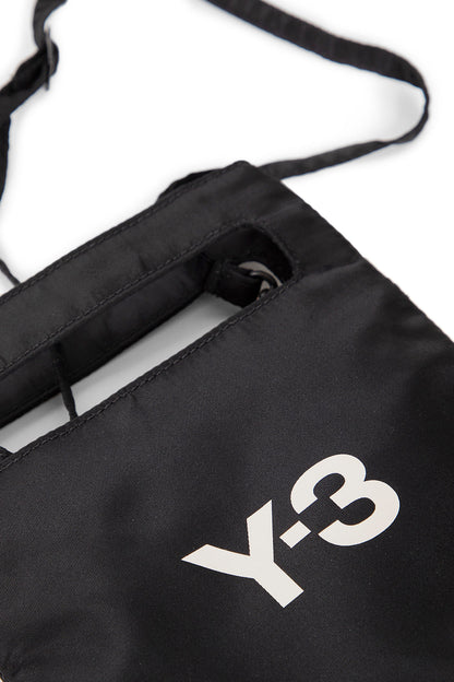 Y-3 UNISEX BLACK MINI BAGS