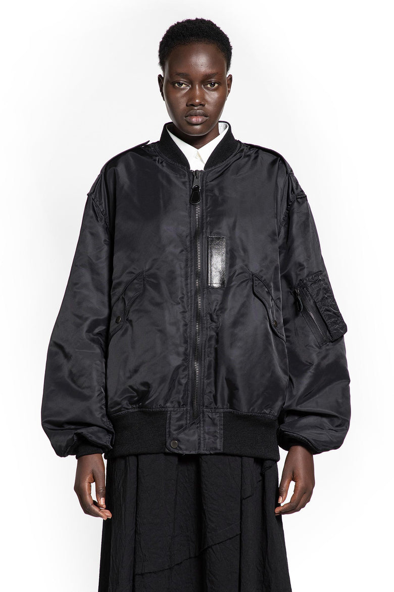 Nylon X Faux Fur Bomber