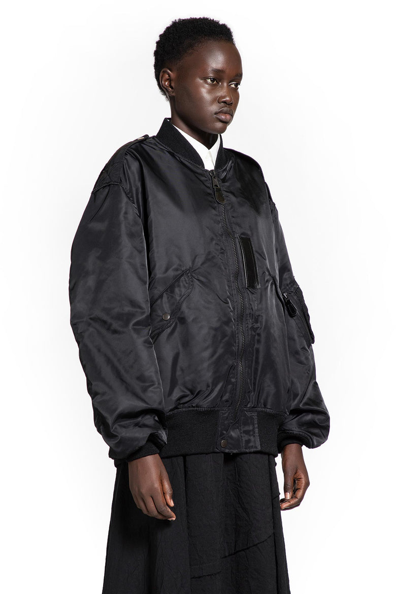 Nylon X Faux Fur Bomber