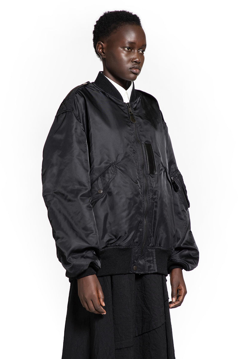 Nylon X Faux Fur Bomber