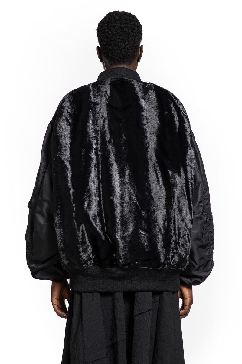 Nylon X Faux Fur Bomber