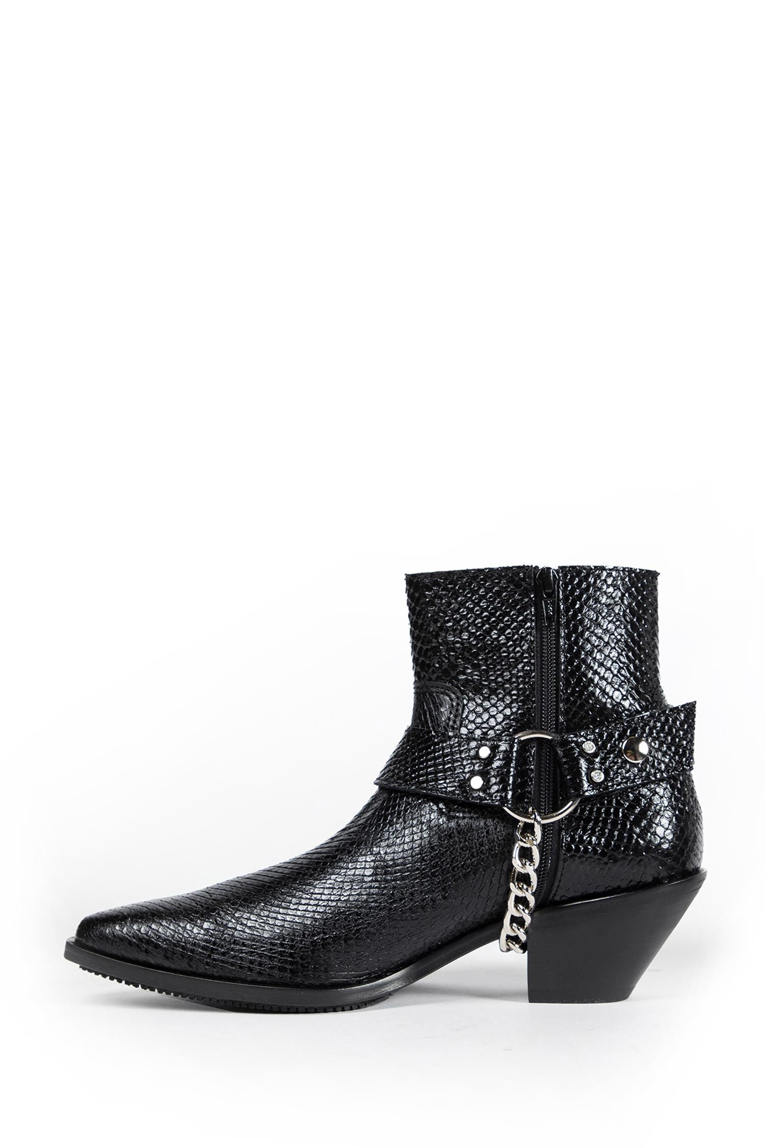 Snake Print Texas Ankle Boots