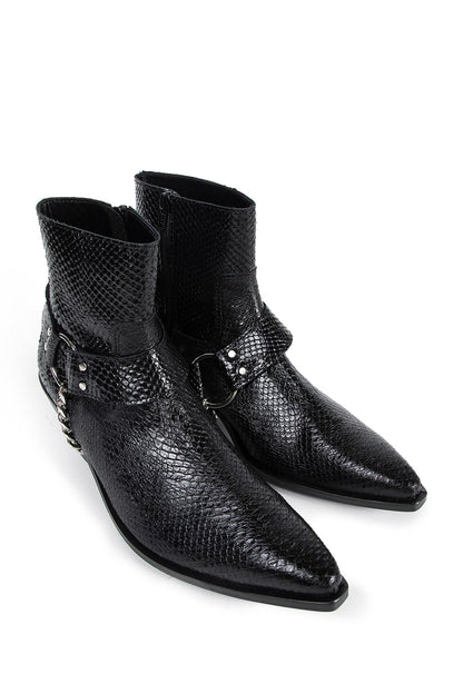 Snake Print Texas Ankle Boots