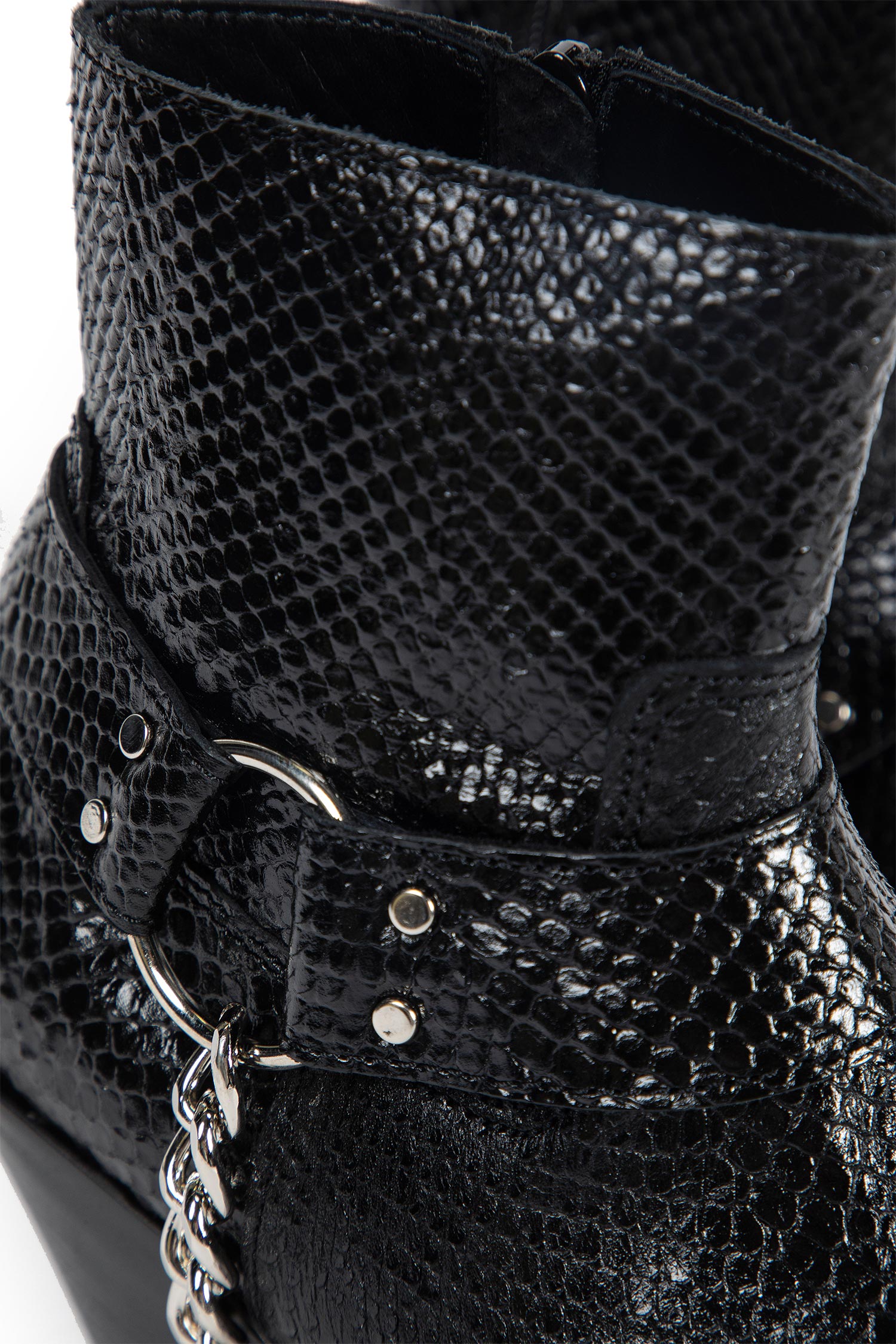 Snake Print Texas Ankle Boots