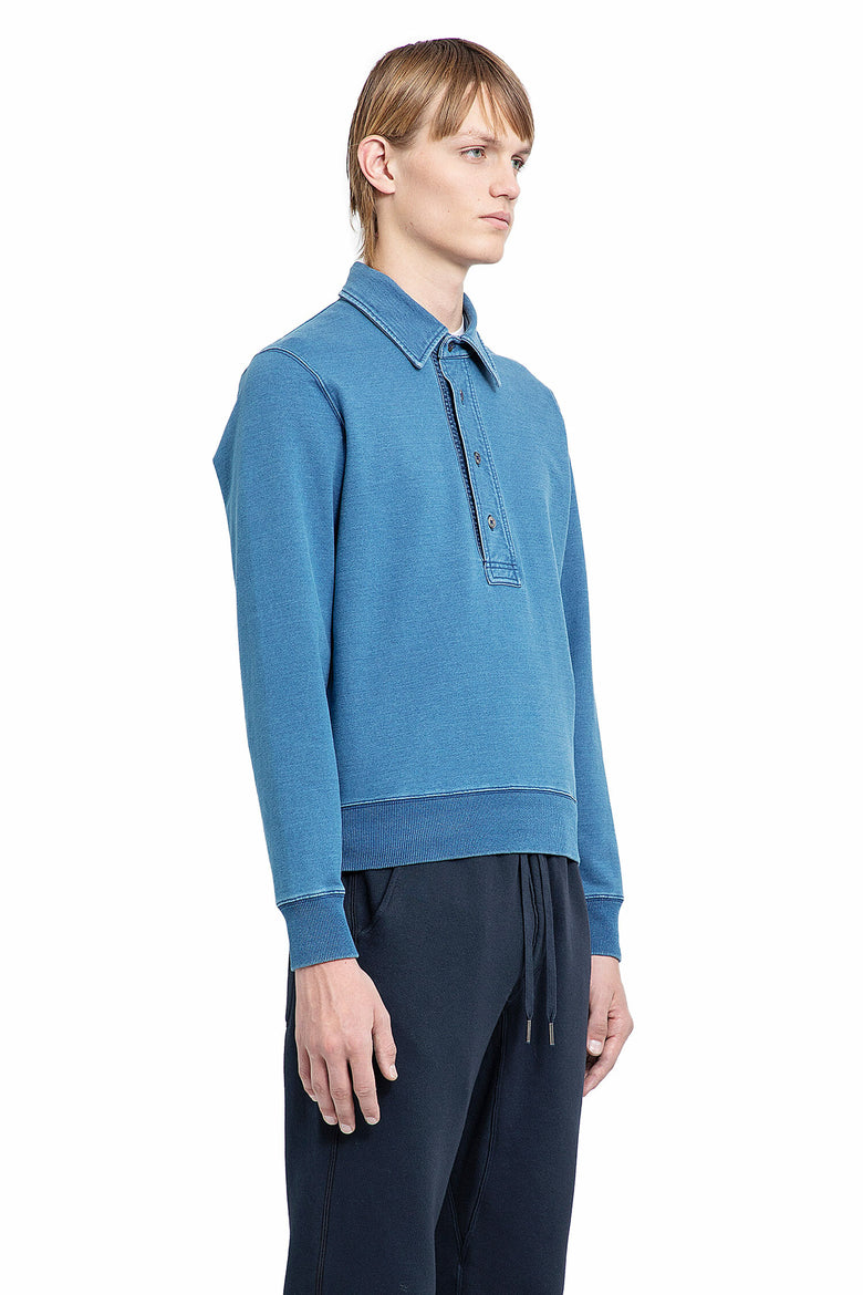 TOM FORD MAN BLUE SWEATSHIRTS