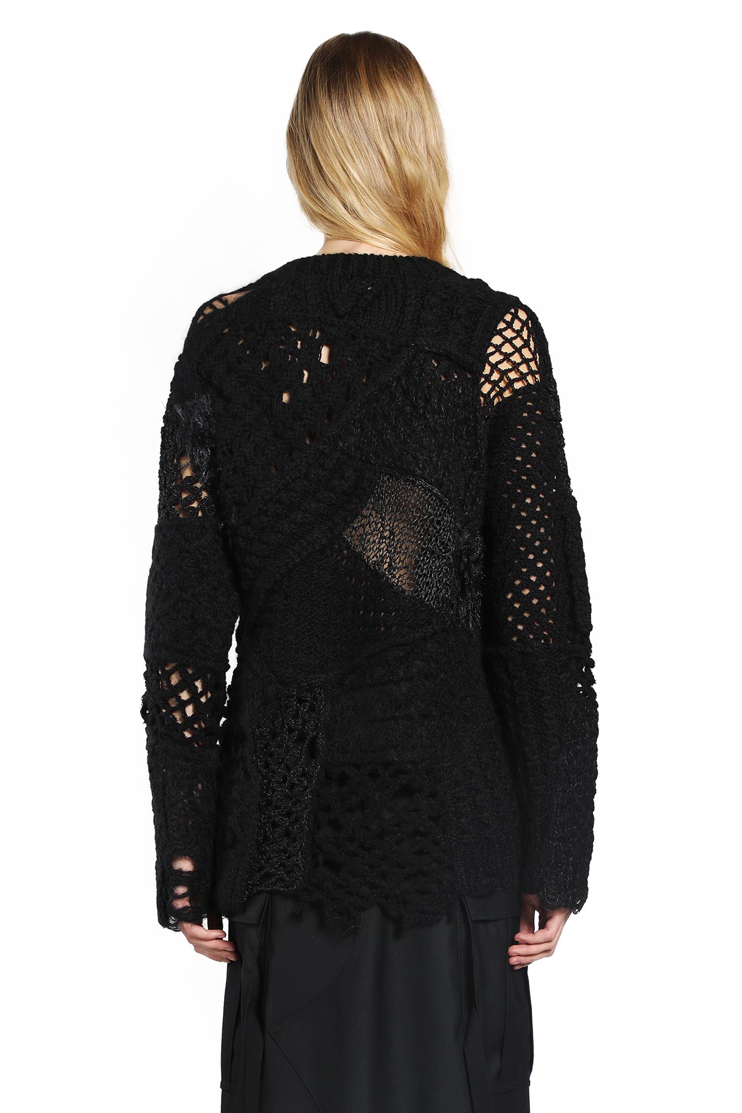 JUNYA WATANABE WOMAN BLACK KNITWEAR