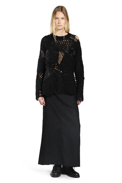 JUNYA WATANABE WOMAN BLACK KNITWEAR