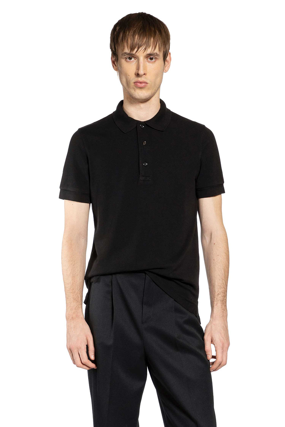 TOM FORD Cut and Sewn Shirt Sleeve Polo Shirt man
