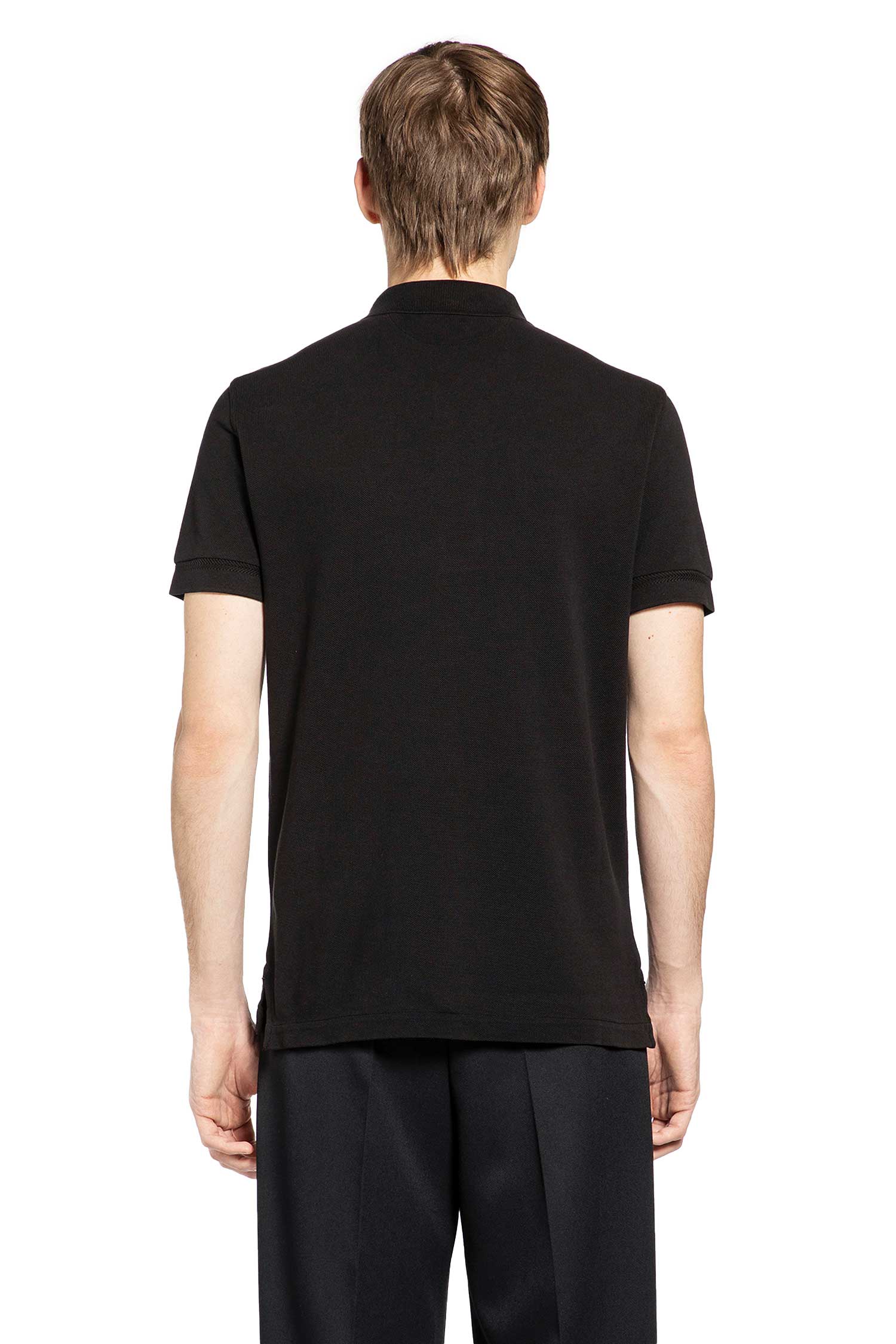 Cut and Sewn Shirt Sleeve Polo Shirt