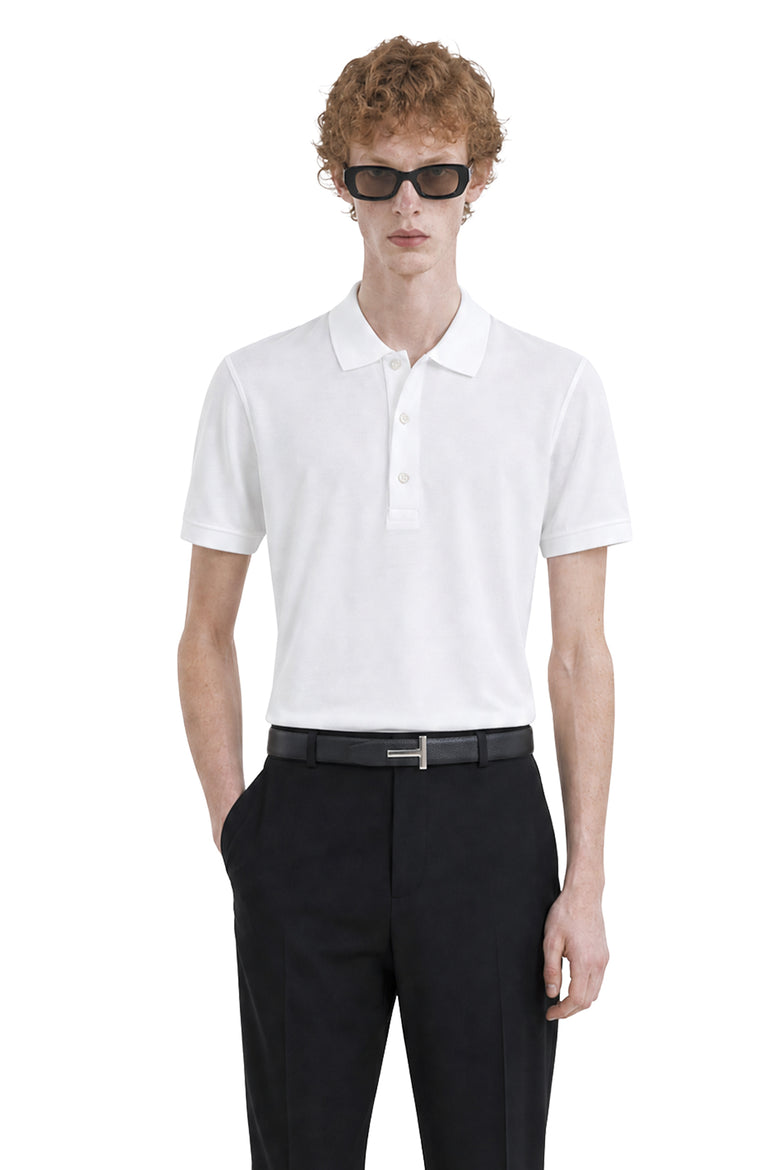 TOM FORD Piqué Short Sleeve Polo Shirt man