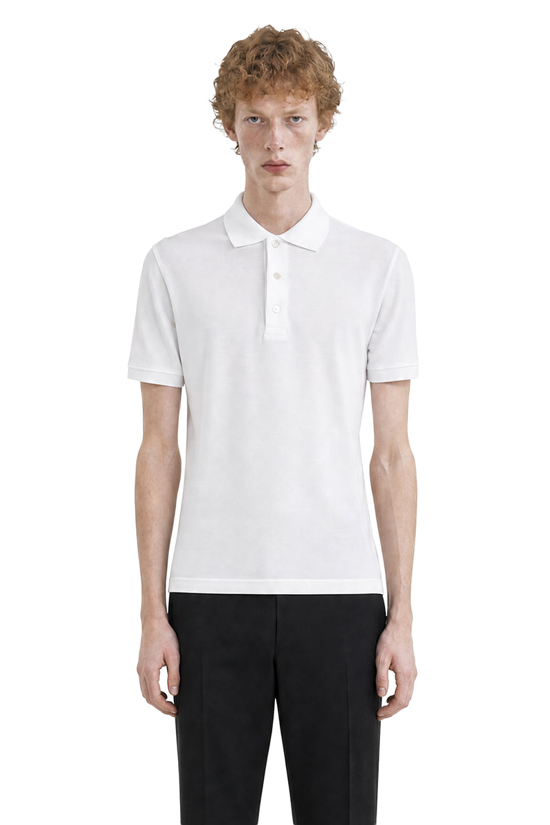 TOM FORD Piqué Short Sleeve Polo Shirt man