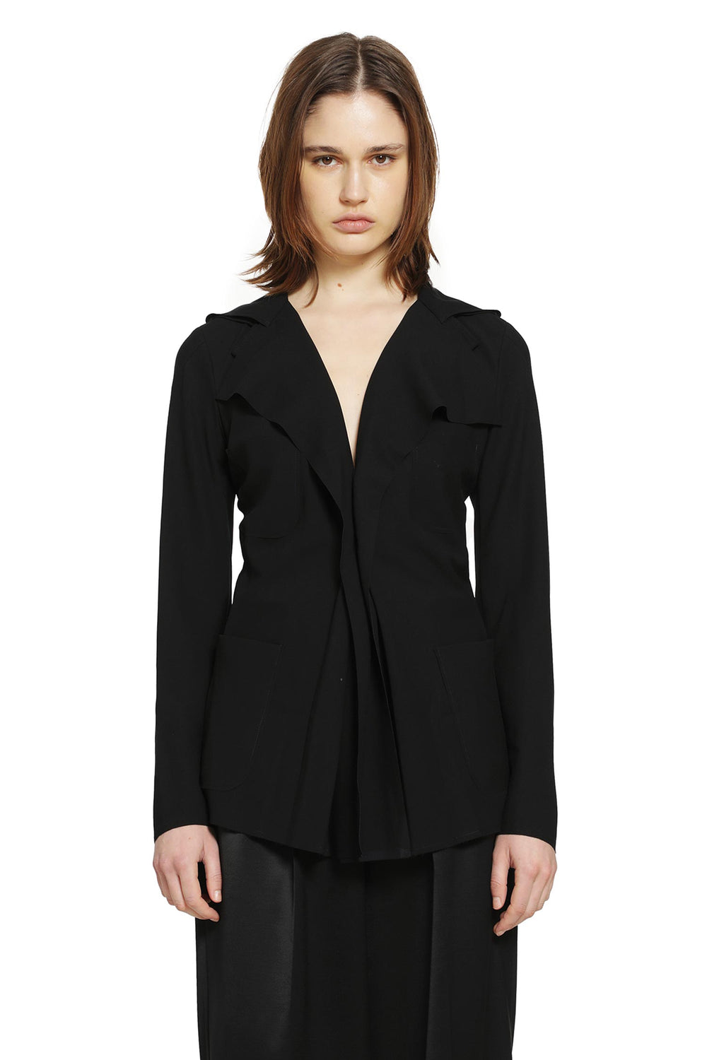 JUNYA WATANABE Pleated Blazer in Poly Twill woman