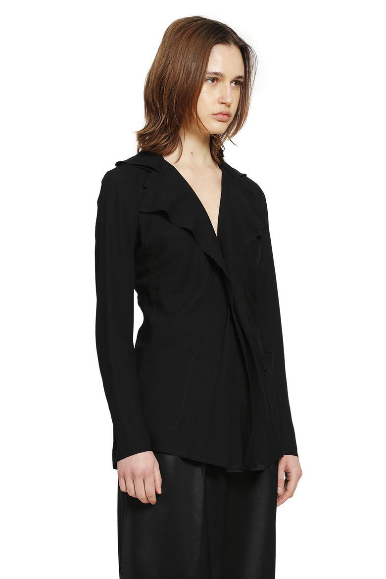 
              JUNYA WATANABE Pleated Blazer in Poly Twill woman
            