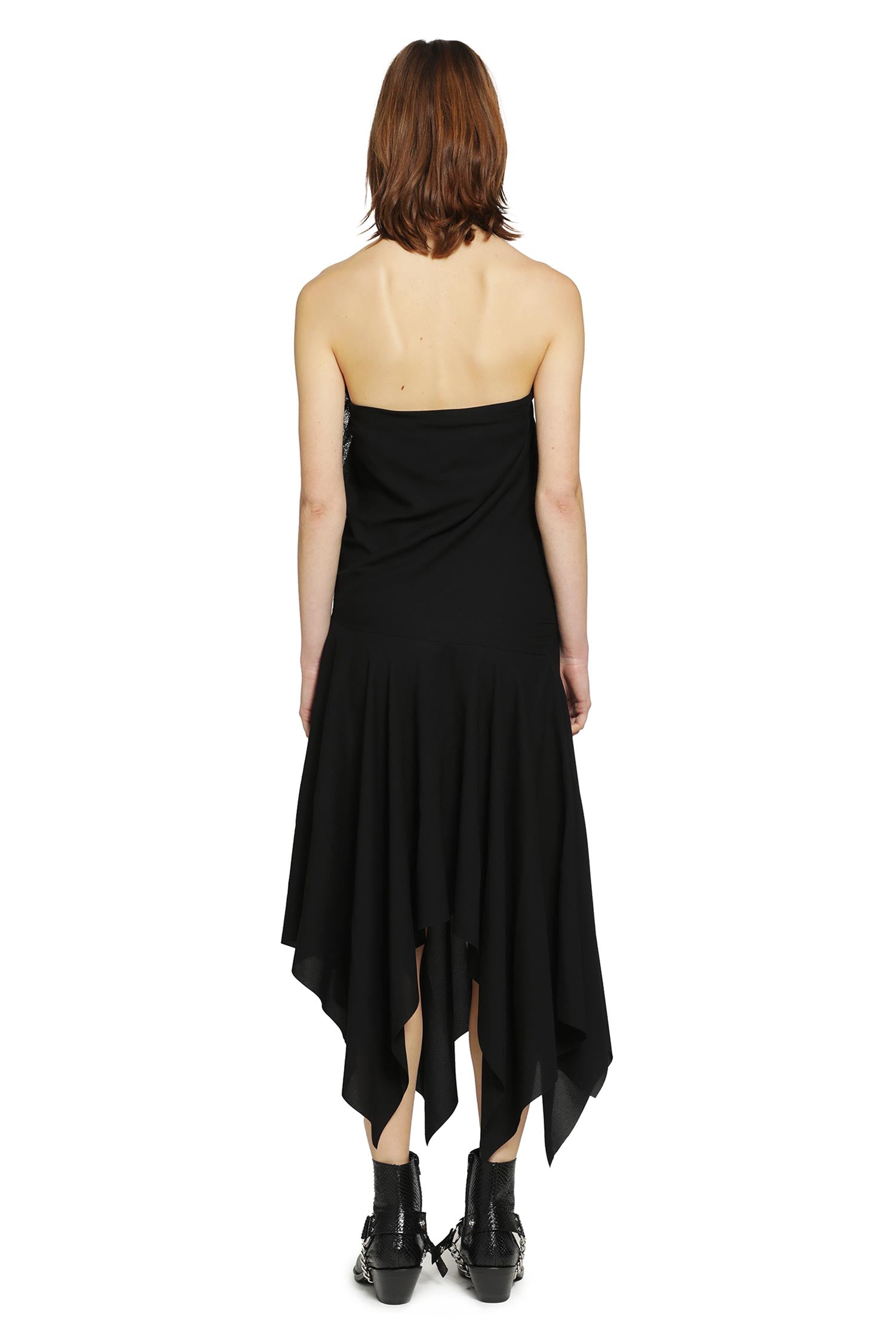 JUNYA WATANABE Asymmetric Lace Slip Dress woman
