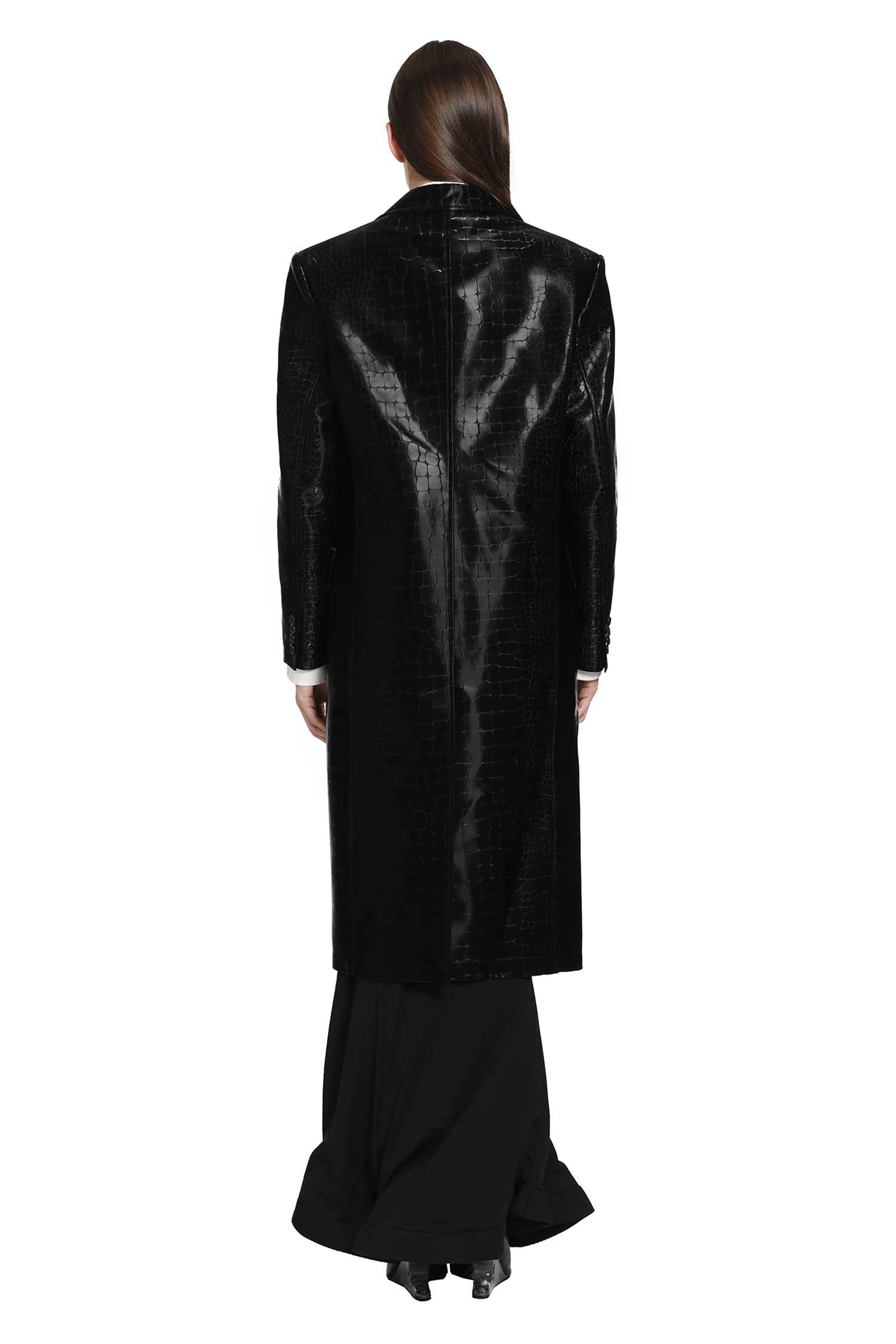 JUNYA WATANABE Embossed Single Breasted Coat woman