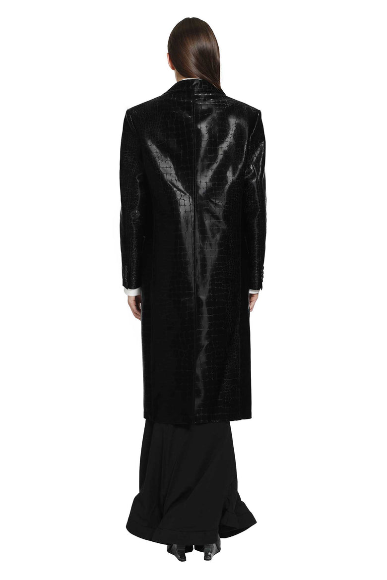 JUNYA WATANABE Embossed Single Breasted Coat woman