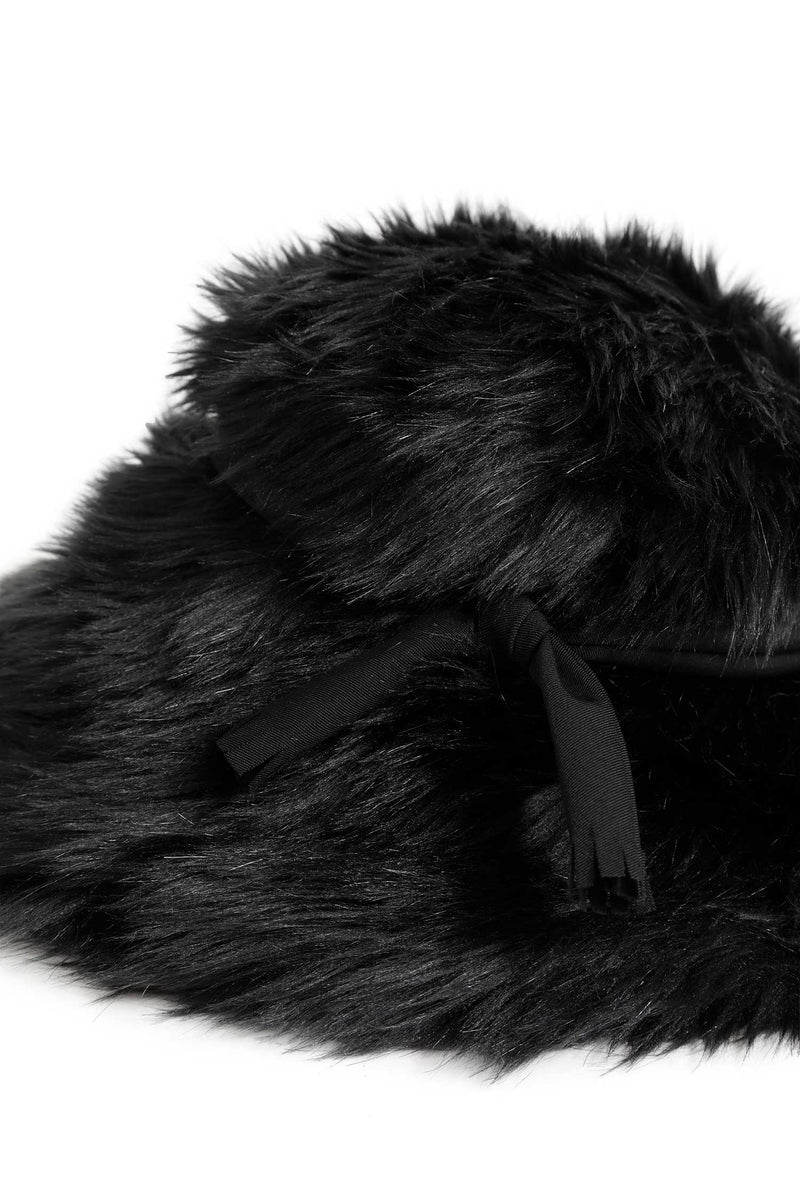 JUNYA WATANABE Faux Fur hat woman