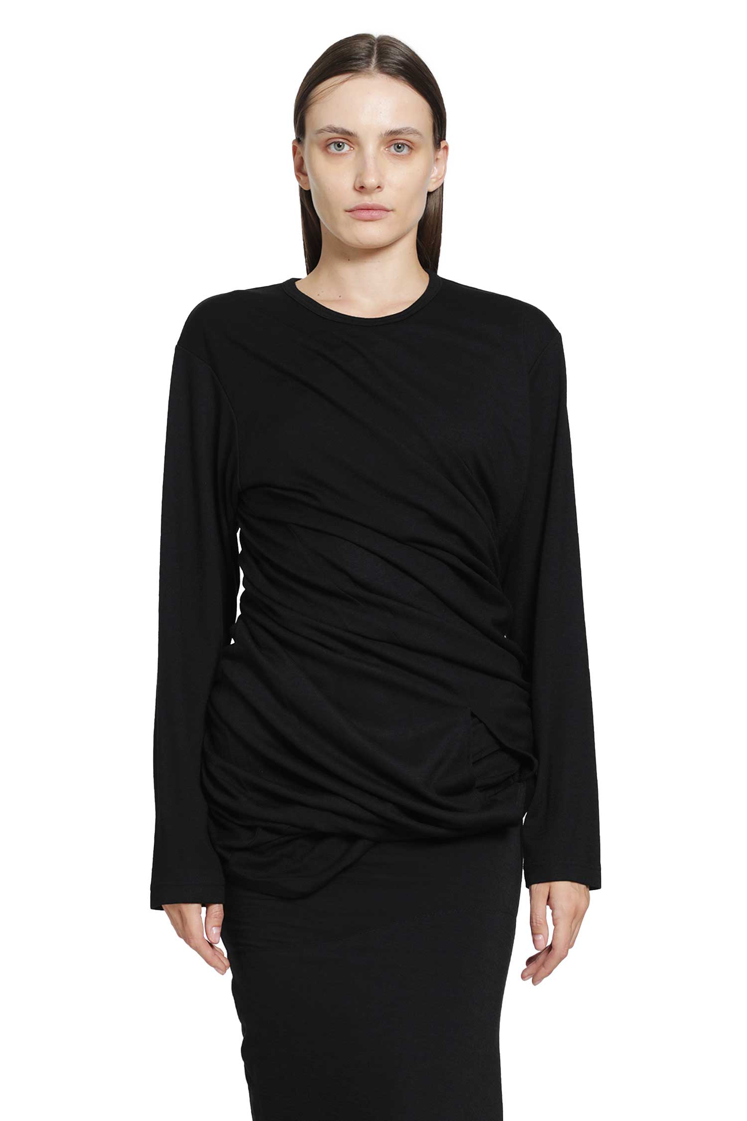 JUNYA WATANABE Long Sleeve Draped T-shirt woman