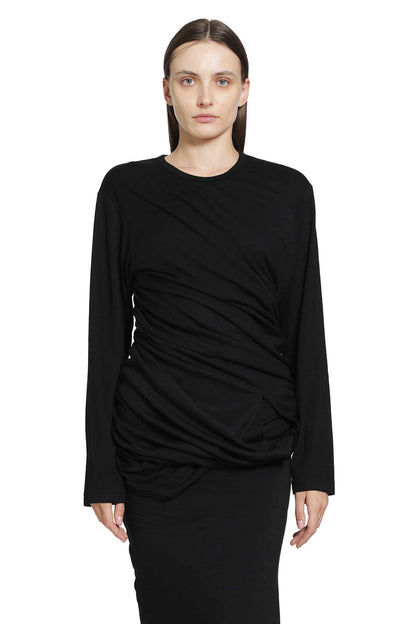 Long Sleeve Draped T-shirt