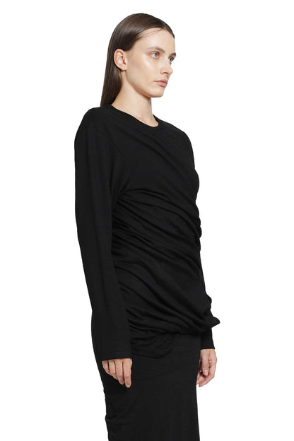 Long Sleeve Draped T-shirt