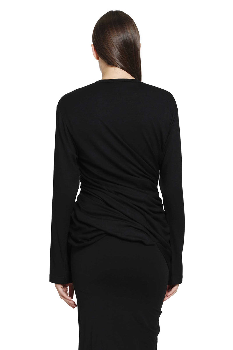 JUNYA WATANABE Long Sleeve Draped T-shirt woman